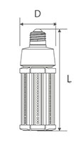 LTCB Model Corn Light Series Light-Emitting Diode (LED) Luminaires - 2