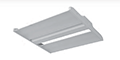 HIB Model 2 Lights, 25 Inch (in) Length, and 4000 Kelvin (K) Color Temperature Dimmable High Performance and Energy Efficient High Bay Light-Emitting Diode (LED) Light