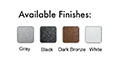 Available Finishes